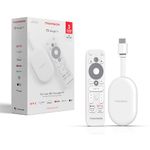 Thomson Go Cast 152 Streaming Dongle, 4K UHD Google TV, Voice Control, Google Cast, Dolby Atmos, Dolby Digital+, HDR10, Portable, 2 GB RAM, 32 GB Storage