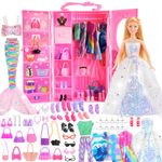 HappyGoLucky Gifts for 3-12 Year Olds Girls, Dolls for Girls Toys age 3-12 Year Old Girls Gifts Toys for 3-12 Year Old Girls Dolls Accessories Clothes Present for 3-8 Years Old Girls Birthday Gifts