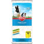 Kaytee Clean & Cozy Super Absorbent Paper Bedding for Cages, Hamster, Gerbil, Mice, Rabbit, Guinea Pig, 24.6 Litre, White