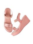 TRYME Wedges Soft Comfortable and Stylish Casual & Formal Occasions Platform Sandals for Women & Girls