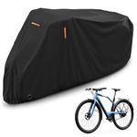 AKEfit Adult Tricycle Cover Electric Tricycle Covers, Bike Covers Outdoor Storage Waterproof Dustproof Windproof Recumbent Trike Cover Black