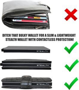 Stealth RFID Card Holder – Slim Silver Wallet for Credit Cards
