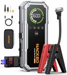 8000A Jump Starter Power Pack with 160PSI Air Compressor, 12V Car Battery Booster Jump Starter (All Gas/10L Diesel), Car Jump Starter with Jumper Cables, Force Start, LED Light, Power Bank