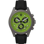 TIMEX Men Silicone Green Analog Dial Watch- Tw2V96400X6, Band Color-Black