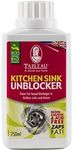 Tableau Kitchen Sink Unblocker, Eco Friendly Enzymes to Unblock Kitchen Sinks and Drains. Acid Free Formula. 250ml