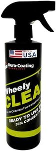 DURA-COATING TECHNOLOGY Wheely Clean - Professional Wheel Cleaner Spray - Ready-to-Use Tire Cleaner and Rim Cleaner - Suitable for Aluminum, Chrome, or Clear-Coated Wheels - Removes Brake Dust - 16 oz