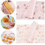 Grease Proof Paper, 200 Sheets Food Wrapping Paper, Wax Paper Greaseproof, Deli Basket Liner, for Food Basket Liners Paper BBQ Picnic Sandwich Burger Fries Cheese Bread Pizza Grease Paper(28 * 38cm)