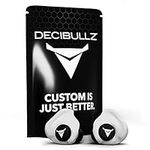 Decibullz 25-Decibel Noise-Reduction Earplugs for Hearing Protection, Custom-Molded Reusable Earplugs for Noise Sensitivity & Flights, White