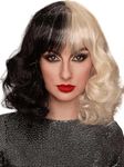 ALLAURA Devil Cruella Deville Wig C