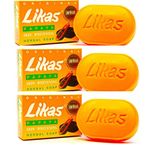 Likas Pure Papaya Soap, Whitening Herbal Soap Papaya Herbal Soap For Skin Lightening Pack Of 3(135gm)