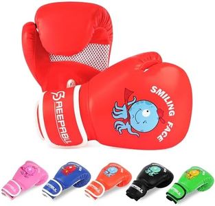 SAEEPABUL Boxing Gloves for Kids, Orange, 6oz