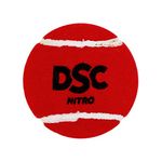 DSC Nitro Heavy Tennis Cricket Ball (Red) Pack of 12