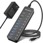 Powered USB Hub, RSHTECH 10-Port US