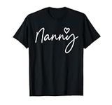 Nanny Gifts For Women Grandma Heart