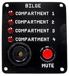 Four Compartment Bilge Alarm Panel,
