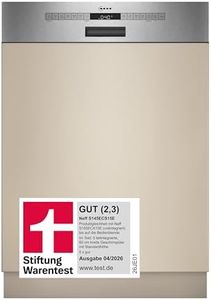 NEFF S145ECS15E, Stiftung Warentest GUT (2,3)*, N 50, Smarter Geschirrspüler Teilintegriert 60 cm, Made in Germany, Besteckschublade, sehr leise, Open Dry, starke Reinigung mit Chef 70°C, Smart Start