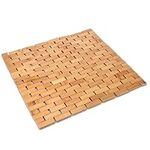 Prosumer's Choice Bathtub Mat Non Slip - Wood Bathroom Accessories - Wooden Shower Mat for Bathroom - Floor Mats for Bathtub - Non-Slip Flooring Mat for Spa, Pool, Hot Tub - 19 x 17 Inches