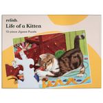 Relish - Dementia Jigsaw Puzzles for Adults - 13 Piece Life of a Kitten Puzzle - Activities & Gifts for Elderly People with Alzheimer's