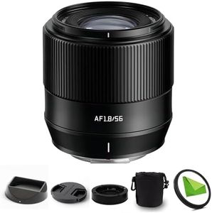 TTArtisan 56mm F1.8 X-Mount APS-C Autofocus Prime Lens for Fujifilm Fuji X-Mount Cameras X-A1 X-A10 X-A3 X-A5 X-A7 X-M1 X-H1 X-H2 X-H2S X-T1 X-T10 X-T100 X-T2 X-T20 X-T200 X-T3 X-T30 X-T30II X-T4 X-T5