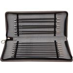 Knitter's Pride-Karbonz Straight Needle Set 10", Black