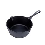 Victoria Cast Iron Saucepan, Cast Iron Melting Pot, Made in Colombia, 2QT