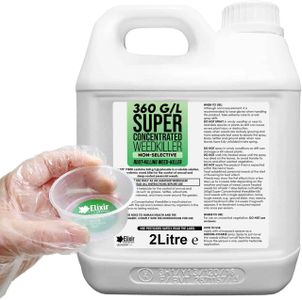 Elixir Gardens Glyphosate Weed Killer 2L – Concentrated Herbicide