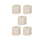 LifeSupplyUSA 5 Pack Replacement Wick Filter Compatible with Honeywell HCM350, HCM645, Sunbeam 1173, Relion WA-8D, Kaz 3020, Vicks V3100 V3800 Humidifiers