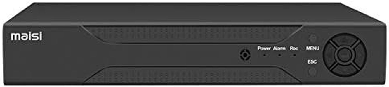 maisi 4 Channel 1080P DVR Recorder for CCTV Security Camera System, Support AHD/CVI/TVI/IP/CVBS(Analog) Cameras, Motion Detection, APP Remote Viewing, USB Backup, NO Hard Drive