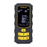 STANLEY STHT77803-A PROFESSIONAL Laser Distance Meter - 100 M, ±2.0mm Accuracy, Comes with 3*1.5V AAA Batteries, IP40 Dust & Water-Splash Rating, Ideal for Area & Volume Measurement, 1 Year Warranty