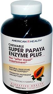 American Health Super Papaya Enzyme Plus Tablet Chewable - 360 per Pack - 3