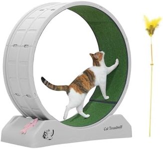Cat Wheel Exerciser Treadmill Wheels for Indoor, Cats Exercise Wheel Indoor Cat Running Wheels