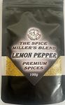 The Spice Miller's Blend, Lemon Pepper 100g, Premium Artisan Spice Mixes Low Sugar & No Sugar Seasonings