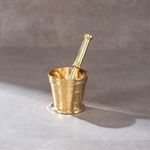 P-TAL Brass Mortar and Pestle Set 100% Pure Brass Okhli Imam Dasta for your Kitchen Spices Ptal Brass Utensils