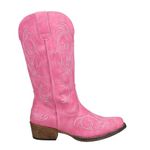 ROPER Women's Riley Western Boot, Pink, 8.5