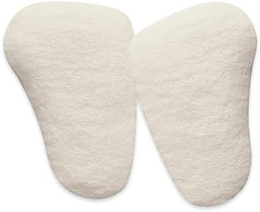 Hapad Metatarsal Pads Small, 3/8'' Thick (Pack of 3 Pairs) - Longitudinal Metatarsal Arch Pads Made from 100% Wool Felt for Support, Comfort and Foot Pain Relief