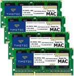 Timetec 32GB KIT(4x8GB) Compatible for Apple Late 2015 iMac (27-inch w/Retina 5K Display) DDR3L 1867MHz / 1866MHz PC3L-14900 2Rx8 CL13 1.35V 204 Pin SODIMM Memory Module MAC RAM Upgrade for iMac 17,1