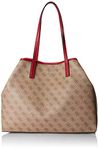 Guess Vikky, Women’s Tote, Brown (Brown/Bro), 39.5x31x18 cm (W x H L)