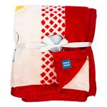 Mee Mee Ultra Soft Plush Newborn Baby Blanket | Lightweight & Super Comfortable Swaddle for Infant & Toddler | Wrapper for Girls & Boys | Red, 100X120 CM