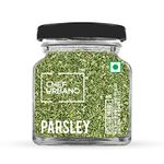 Chef Urbano Parsley 40 g | 100% Natural | Premium Herbs and Spices | Adding Flavor to Soups, Salads, Pizza and Pasta | Flakes/Leaves | Glass Bottle