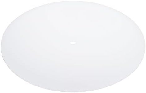 PATIKIL Lampshade Diffuser, 7.5" Diameter with 3/8" Center Hole Round Diffuser for Drum Lampshades Pendants Light Fits 8-8.5" Openings, Frosted White