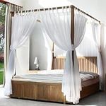 AIKASY Canopy Bed Board with Top an