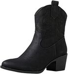 GLOBALWIN Women's Black Mid Calf Th