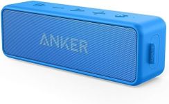 [Upgraded] Anker Soundcore 2 Portable Bluetooth Speaker with 12W Stereo Sound, Bluetooth 5, BassUp, IPX7 Waterproof, 24-Hour Playtime, Wireless Stereo Pairing, Speaker for Home, Outdoors, Travel