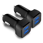 Zonlaky Car Charger 2 Pack, 24W Dua