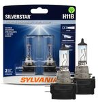 SYLVANIA H11B SilverStar Halogen Headlight Bulb, (Contains 2 Bulbs)