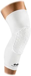 McDavid Pair Teflx Leg Sleeves, White, Large