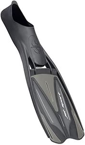 SCUBAPRO Jet Sport Full-Foot Diving Fins, Medium, Gray