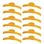 ZIBARBER Hair Clip, 12 PCS Butterfly Metal Finger Wave Clips Clamps, Aluminum Tip, Wavy Hair, Vintage Hairstyle Inspirations for the Classic Woman, Gold, Small, Female