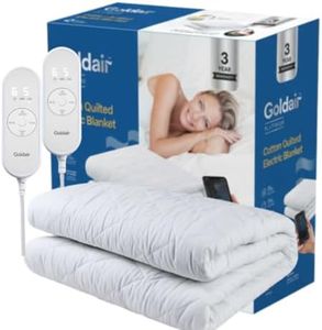 Goldair Platinum Cotton Quilted Electric Blanket - Queen