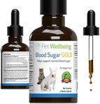 Pet Wellbeing Blood Sugar Gold for Cats - Vet-Formulated - Supports Healthy Blood Sugar Balance, Pancreas & Liver Function - Natural Herbal Supplement 2 oz (59 ml)